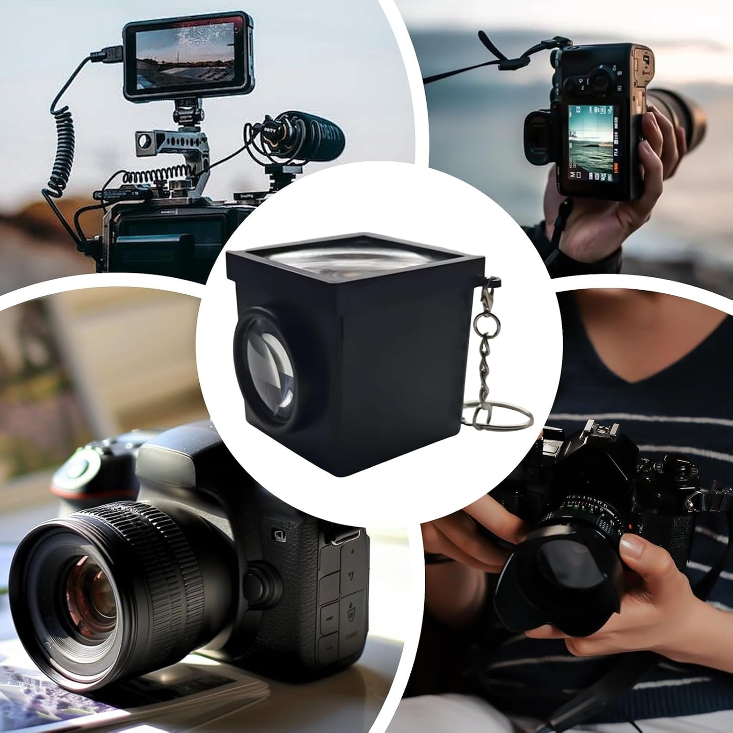 Generic 50mm Optical Waist Level Viewfinder Precise Framing Finder, Camera Street Photography, Photo Taking
