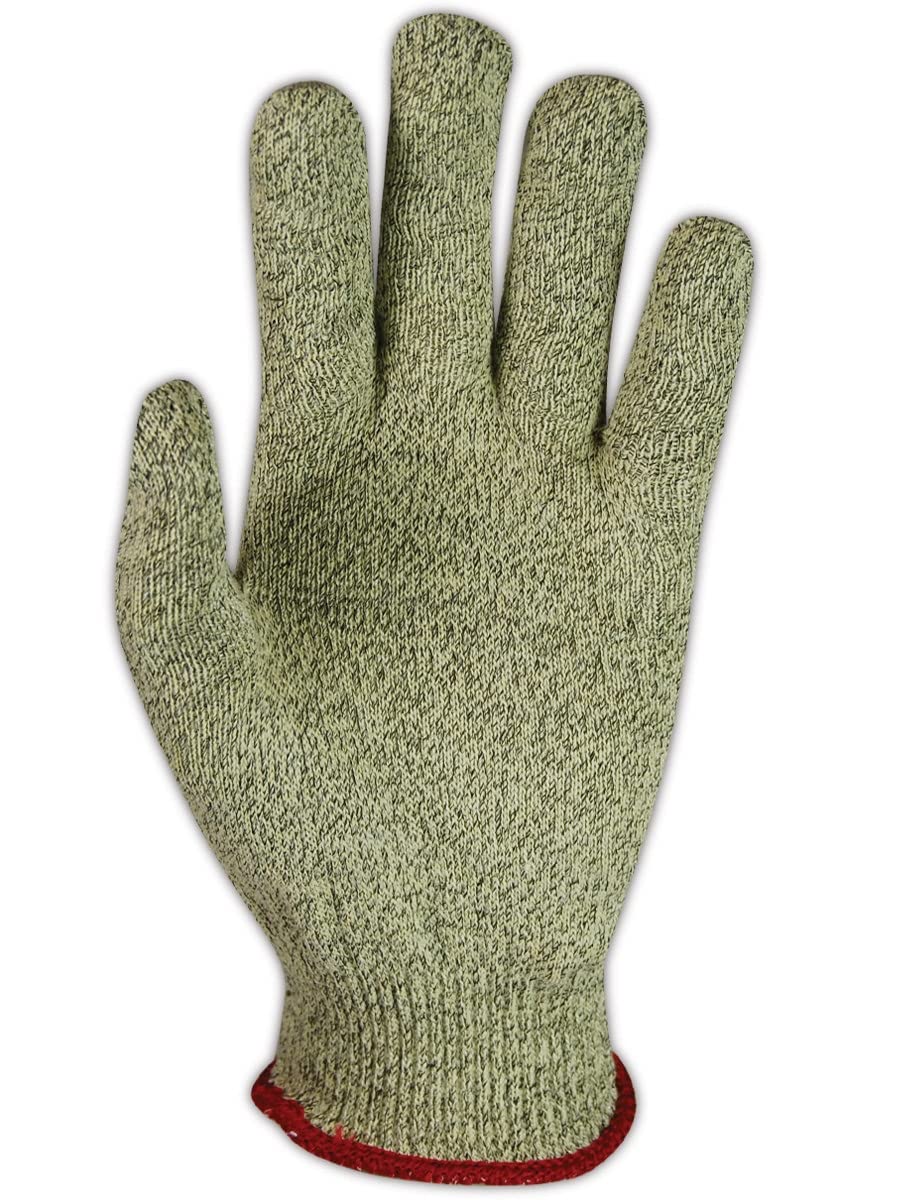 MAGID AX110-10 Cut Master Aramax XT AX110 Lightweight High Density Gloves, Cut Level 4, Size 10, Green (Pack of 12)