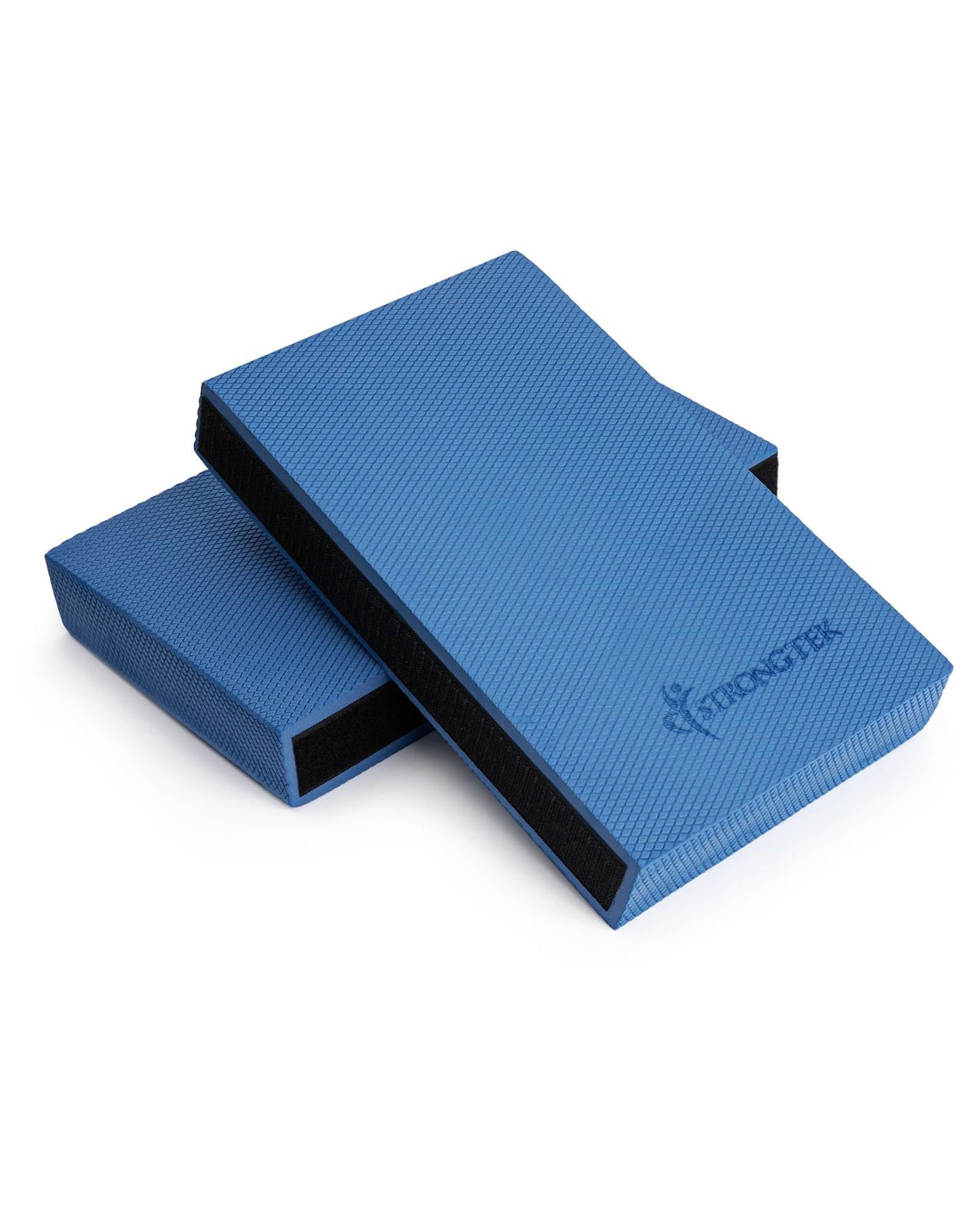 StrongTek 2-in-1 Non-Slip Balance Pad - High-Density Foam Cushion, Supportive Exercise Mat & Knee Pad for Core Training, Yoga, Pilates, Physical Therapy, Stability Training, Stretching, and Rehab