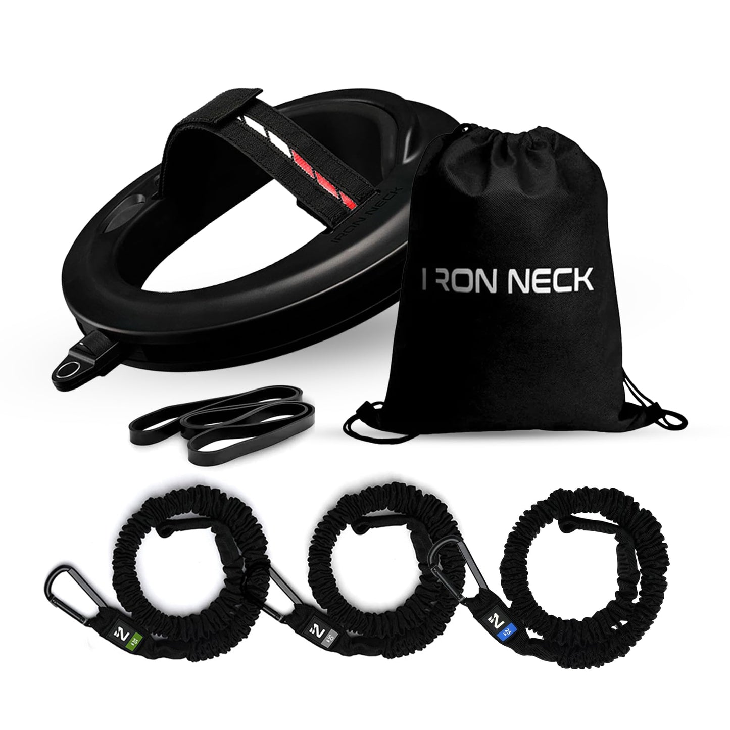Iron Neck 3.0 Pro, Strength Kit Bundle, Advanced 360° Neck Trainer and Resistance Bands for Progressive Strength Training, Pain Relief, and Injury Prevention