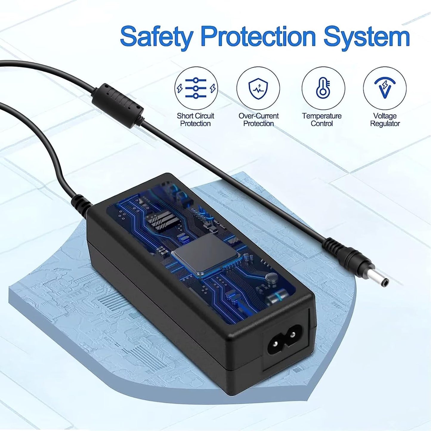 BOHELV123 CF-2307A CF-2309A AC/DC Adapter Compatible with Comfier Shiatsu Neck and Back Massager Seat