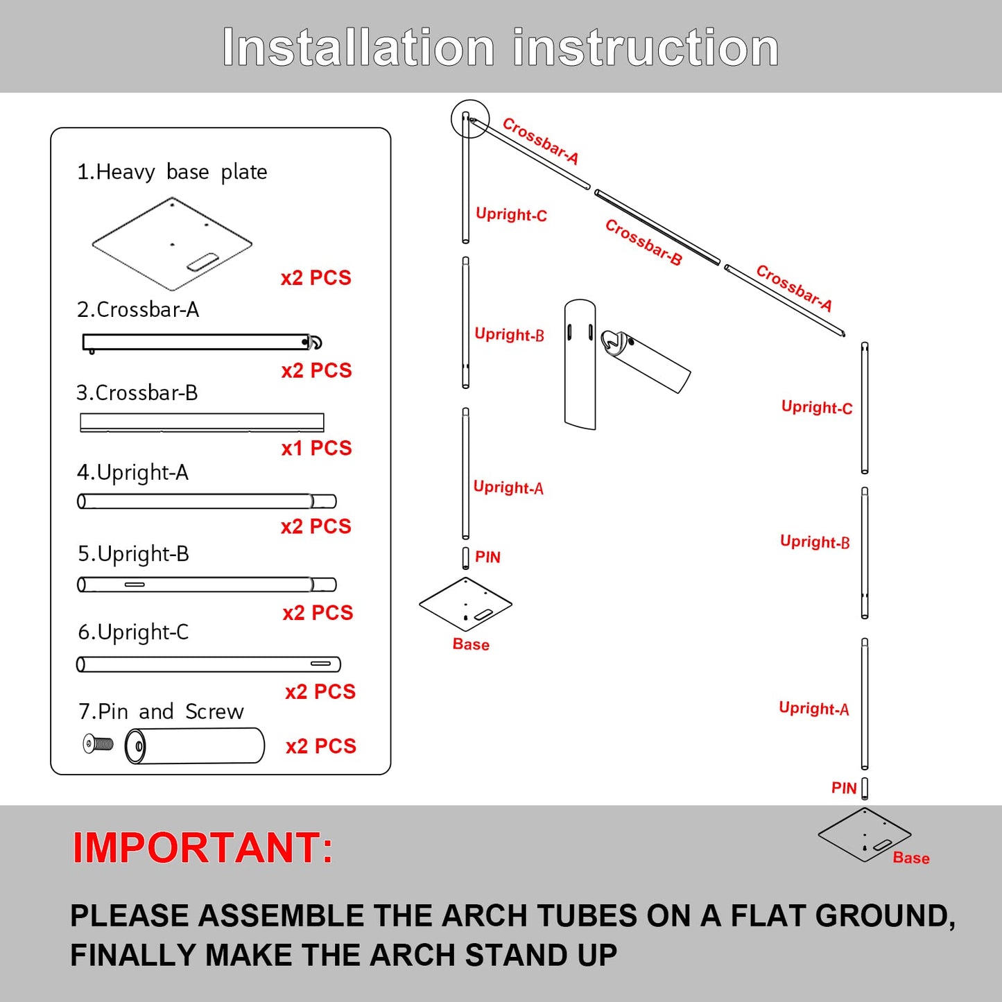 Hecis Pipe and Drape Backdrop Stand,8ft x 10ft Backdrop Stand, Adjustable Metal Heavy Duty Wedding Background for Parties Birthday Party Baby Shower Wedding Decorations