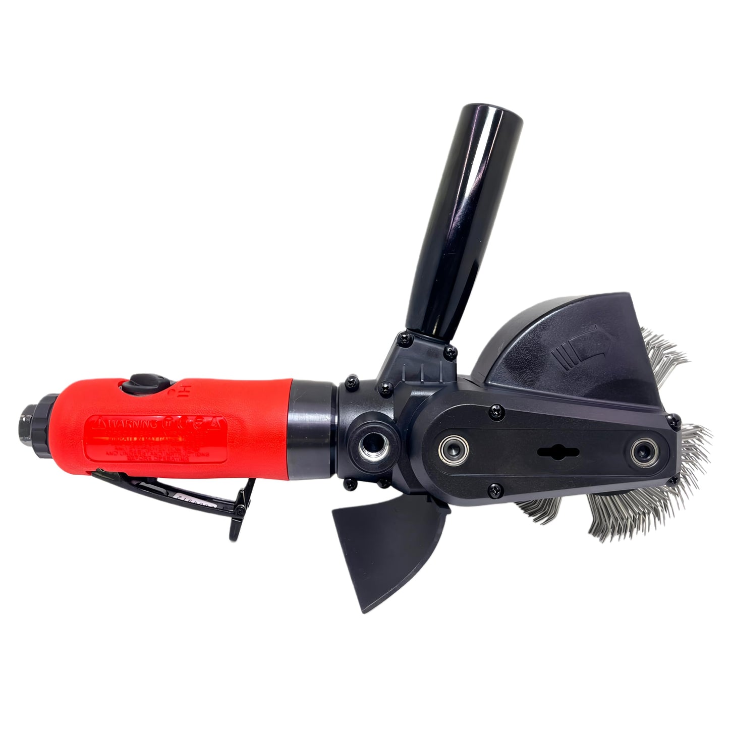 Pneumatic Surface Removal Tool for Remove Derusting Glue, Corrosion, Stripping and Paint Wire Abrasive with 0.7mm Bent Tip Wire Brush Wheel Kit