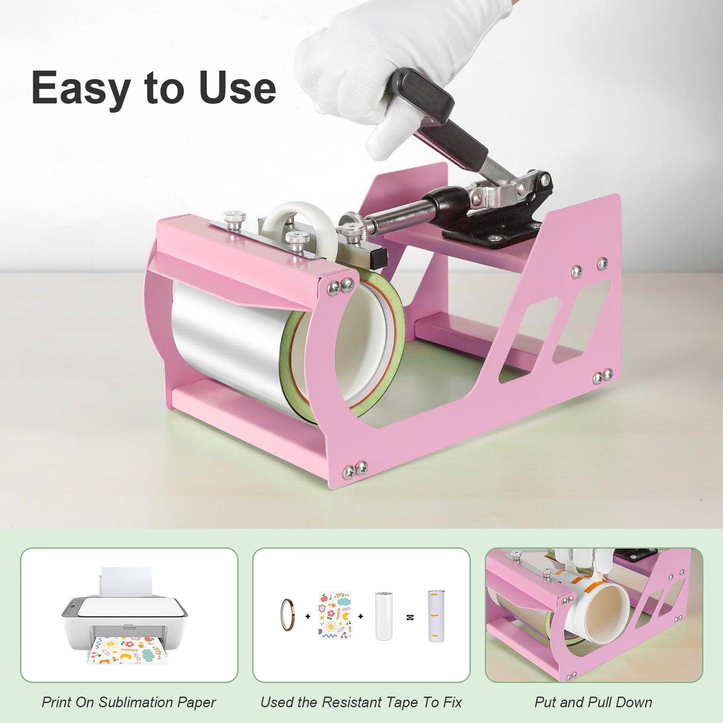Seeutek 5 in 1 Heat Press Machine 12x15 inch Heat Press Machine with 360 Degree Swing Away T Shirt Pressing Machine, Multifunction Heat Transfer Sublimation Combo for T Shirts Mugs Hat Plate Cap
