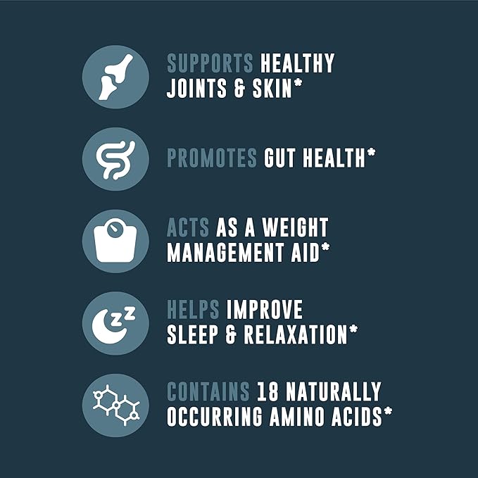 Bone Broth Protein Powder ??Pure Grass-Fed Beef Bone Broth, Unflavored with Natural Collagen, Glucosamine & Gelatin ??Paleo & Keto-Friendly, Non-GMO, Dairy-Free for Gut Health & Joint Support 32oz