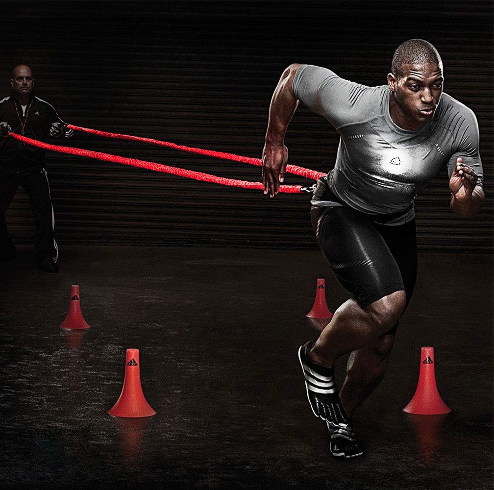 YNXing Dynamic Resistance Trainer Elastic for Resistance Training to Improve Strength, Power, and Agility (6.6ft)