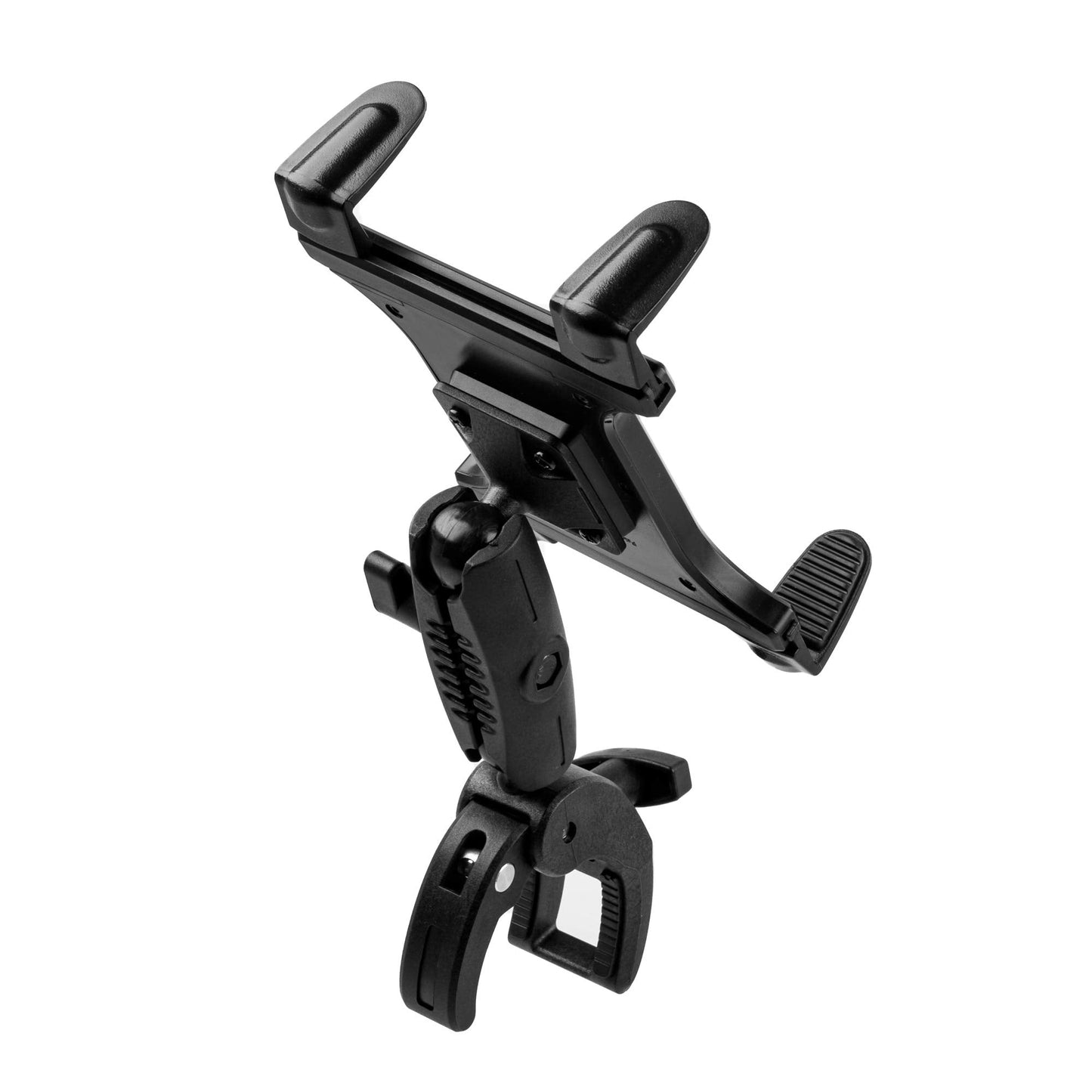 Tackform Universal Tablet Holder Compatible with Stationary Bicycle, Treadmill, Elliptical, Spin Bike, Microphone Stand, and Indoor Exercise Equipment - Compatible with iPad and More