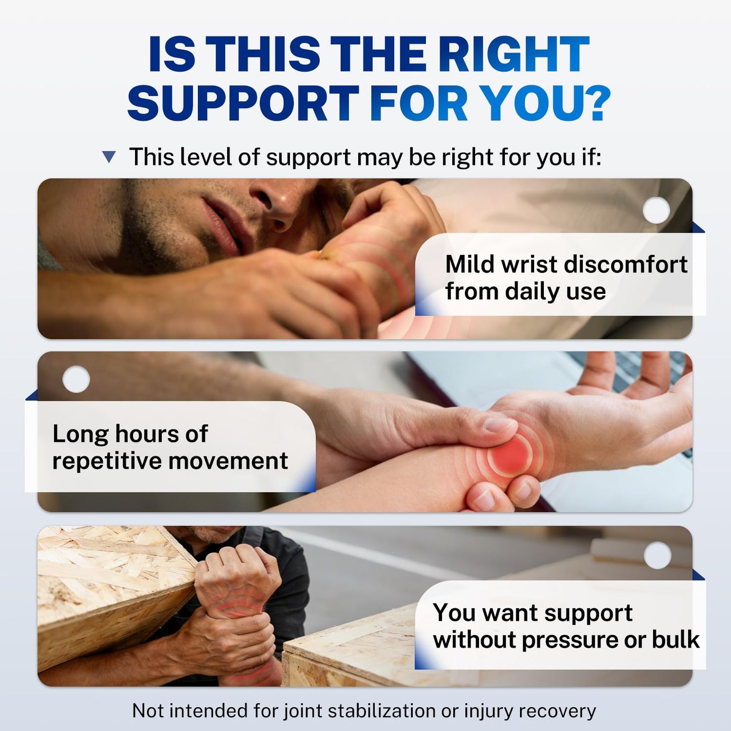 Wrist Brace for Carpal Tunnel, Ultra Thin & Breathable, Soft Thumb Design, Ajustable Wrist Support for Typing, Tennis, Golf, Sleep & Daily Use (Not for Thumb Pain), Fits Both Left & Right Hand, S/M