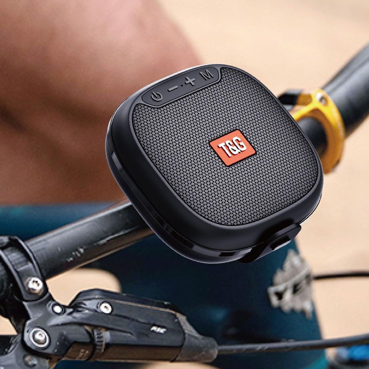 Enbiawit Portable Bluetooth Speaker for Bike, Mini Outdoor Travel Speakers, Wireless Traveling Bicycle Speakers