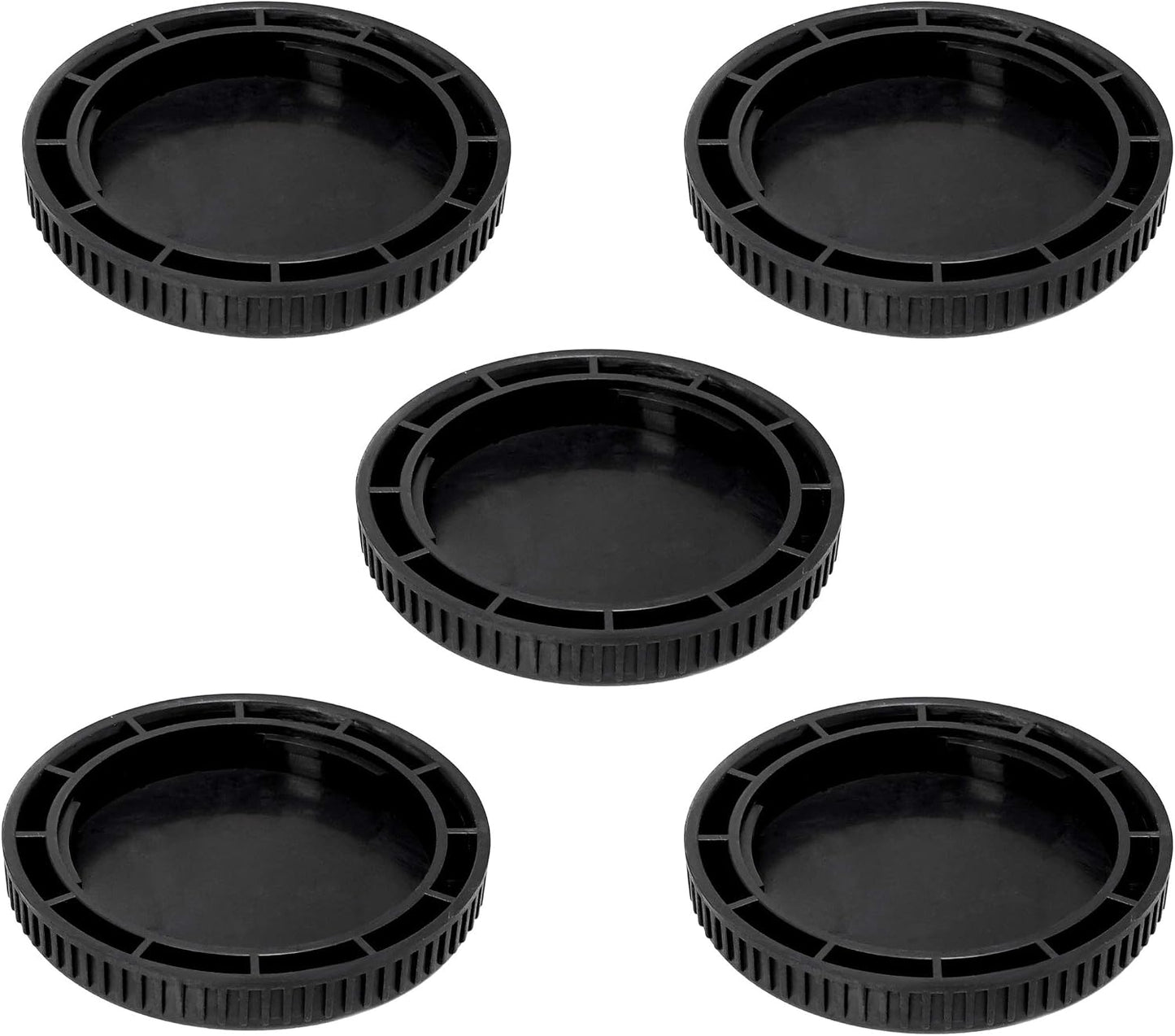 Fotasy (5 Packs) M43 M43, 4/3 Rear Cap, MFT Rear Lens Cover, Rear Lens Cap Micro Four Thirds Lens Back Cap, Compatible