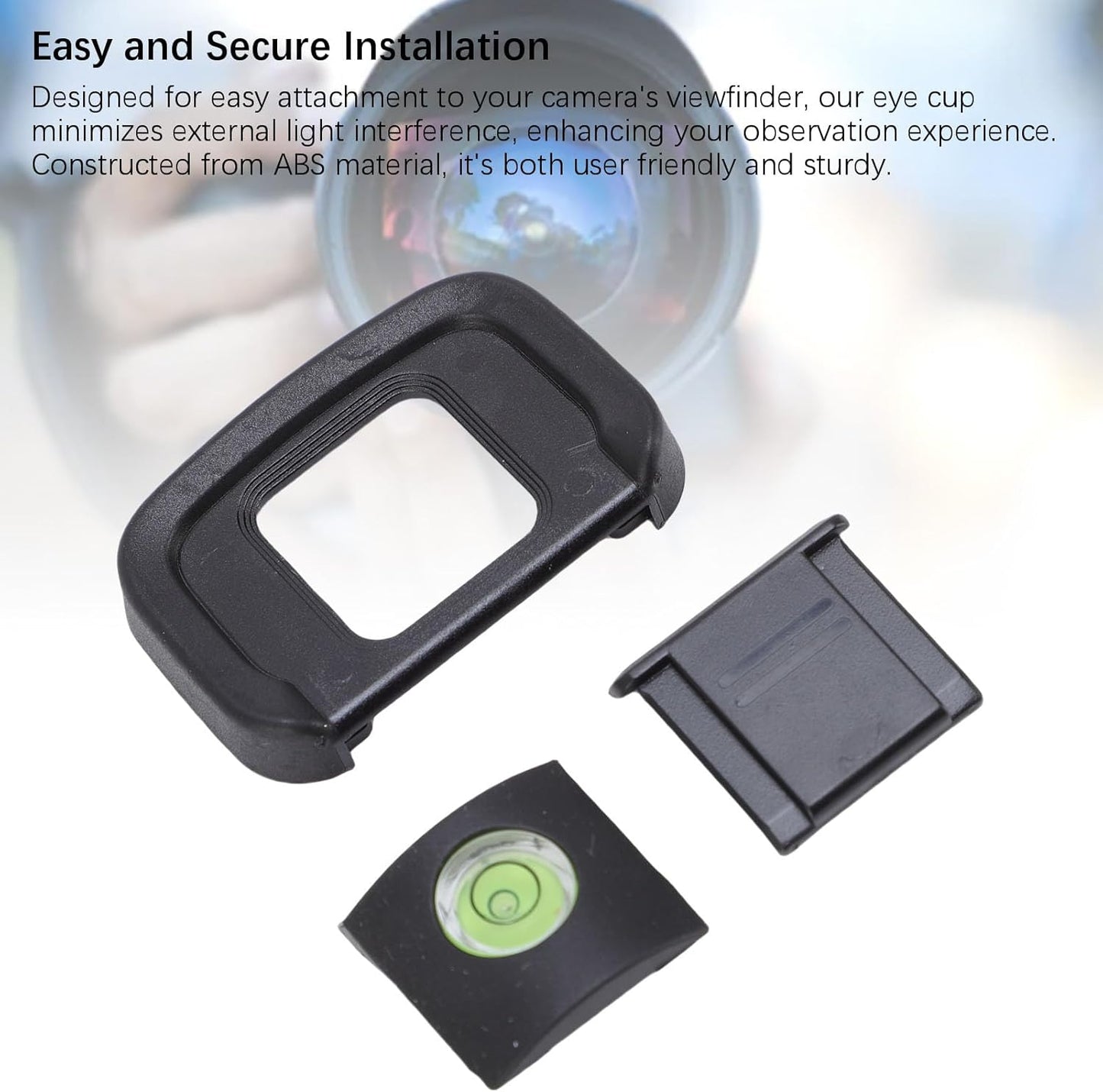 Z50 Set, 3 1 Dpofirs Eyecup Hot Shoe Cover Bubble Level in Replacement Viewfinder Eyeshade, Protective Cover