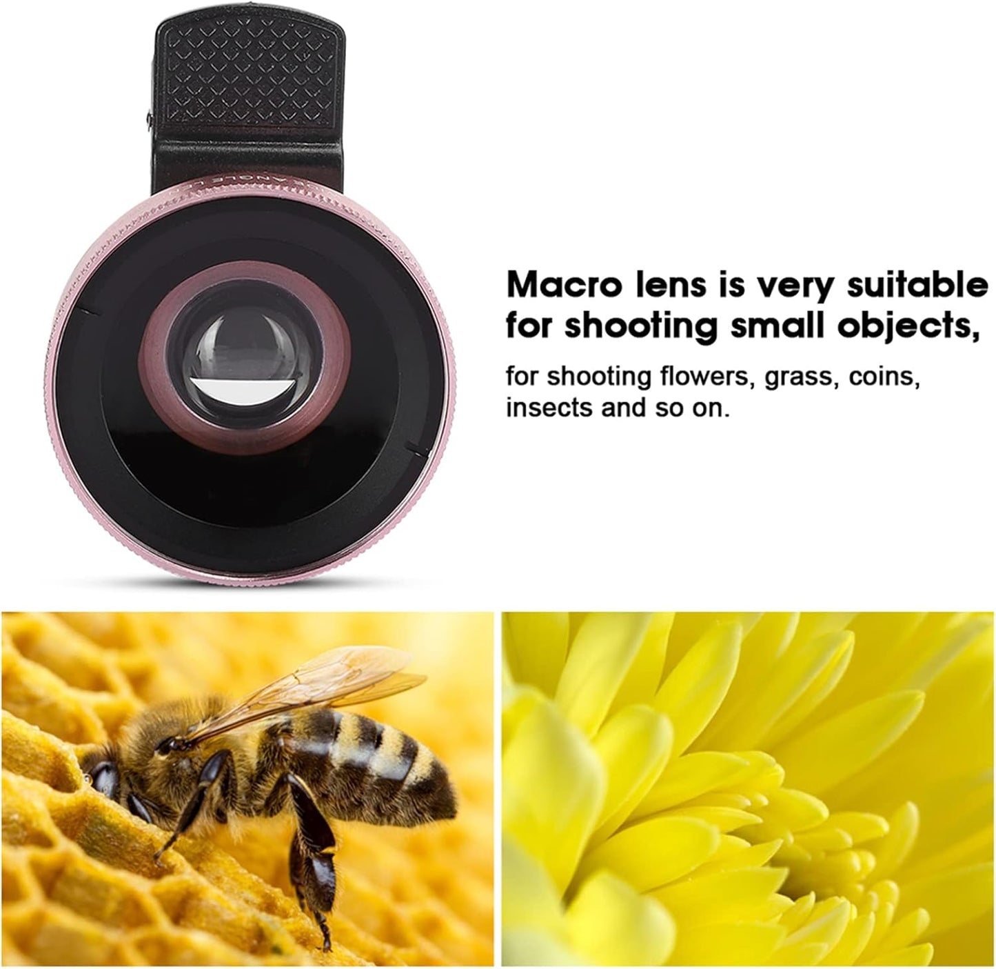 Cuifati 12.5X 0.45X 2 1 Professional Phone Camera Lens Macro Lens and Super Wide Angle Lens for Android & iOS