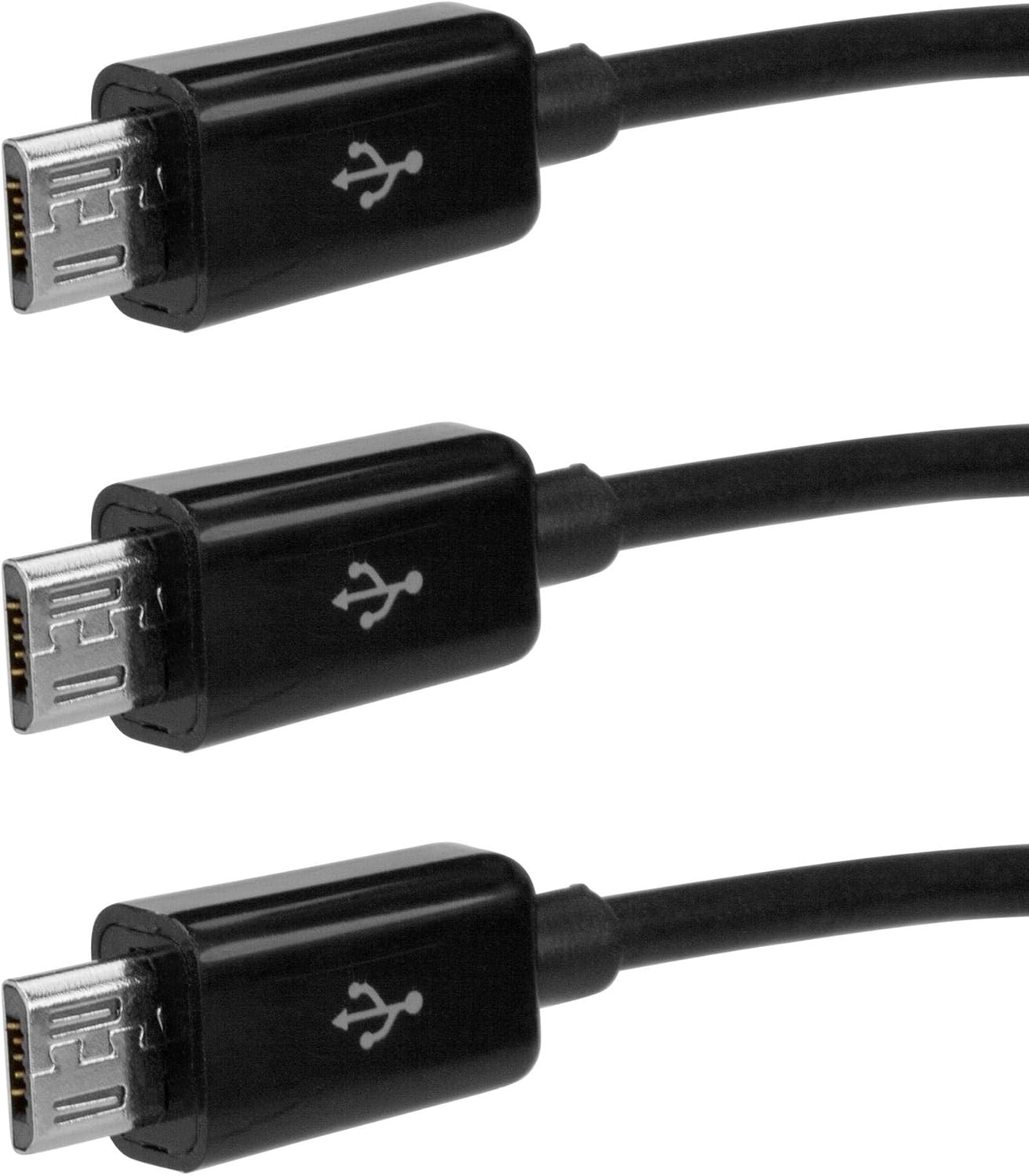 BoxWave S7 MP3 Cable Compatible with QNGEE Portable Player - MultiCharge MicroUSB Cable, Multiple Charging Cable Micro