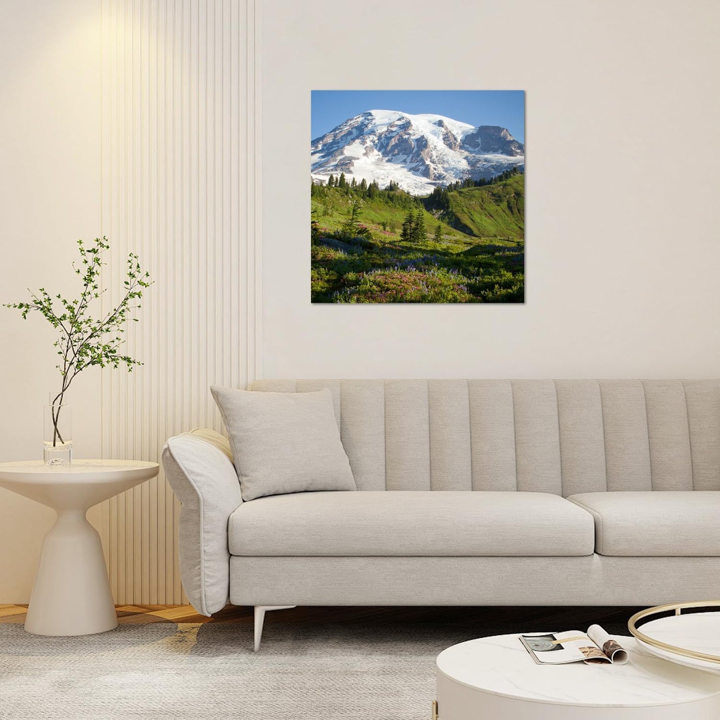 ZXDZSM Custom Canvas Poster - Personalized Wall Art Print | Upload Your Image, 20" x 20" Unframed