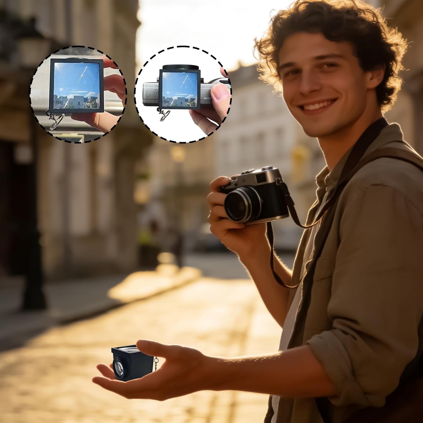 Generic 3D Printed Optical Camera Viewfinder - Bright External Waist Level Finder, Beginner Friendly Photography
