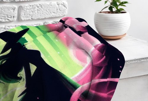 Allenjoy Witch Blanket Girls Friendship Throw Blankets Couch Bed Living Room Decor Soft Durable Washable 57" X 50" SC00006-004