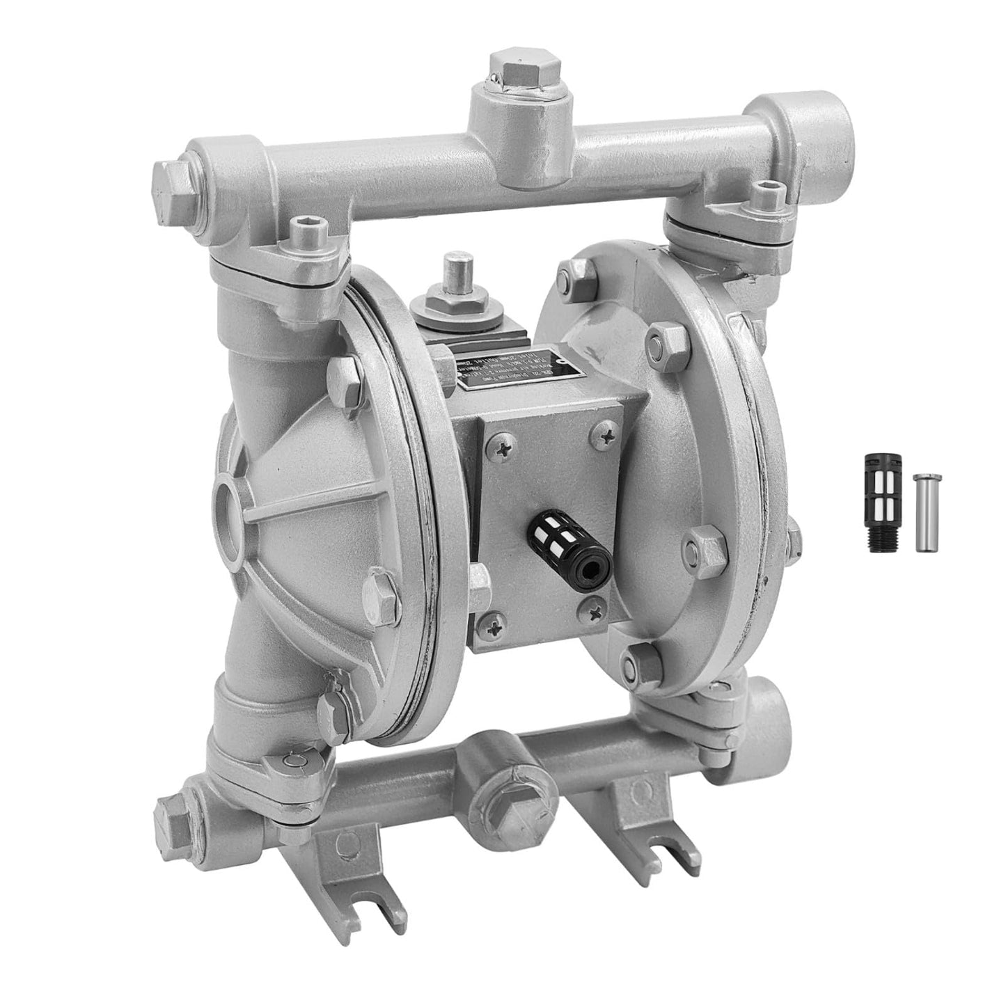 Air Operated Double Diaphragm Pump 1/2 inch Inlet/Outlet Max 115PSI Pneumatic Waste Oil Transfer Pump 16 GPM/60 LPM Replace#DP34-001