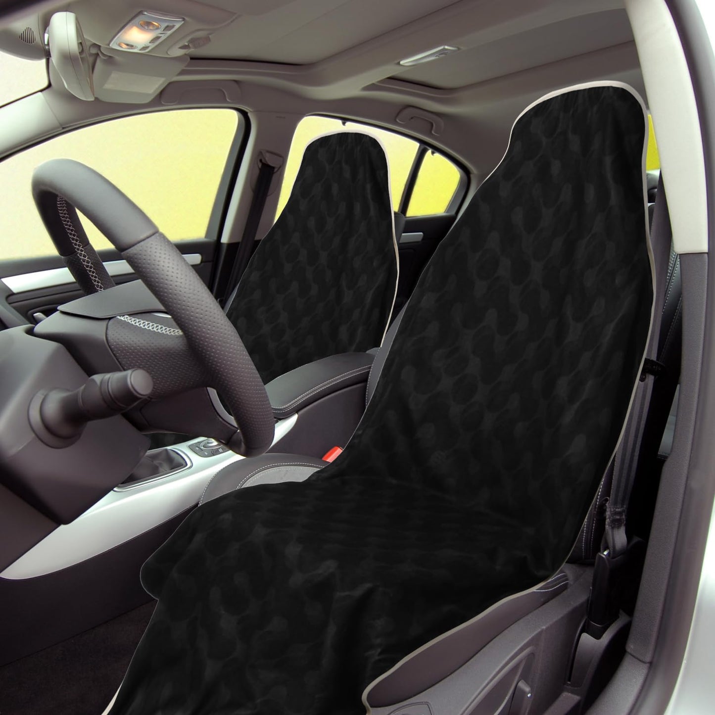 Lonfliness 1PCS Car Seat Cover Towel Non Slip Front Seat Car Seat Towel Athletic Running Towel Washable Seat Cover for Gym Workout Sweat Outdoor Sport Beach Hiking Yoga (Midnight)