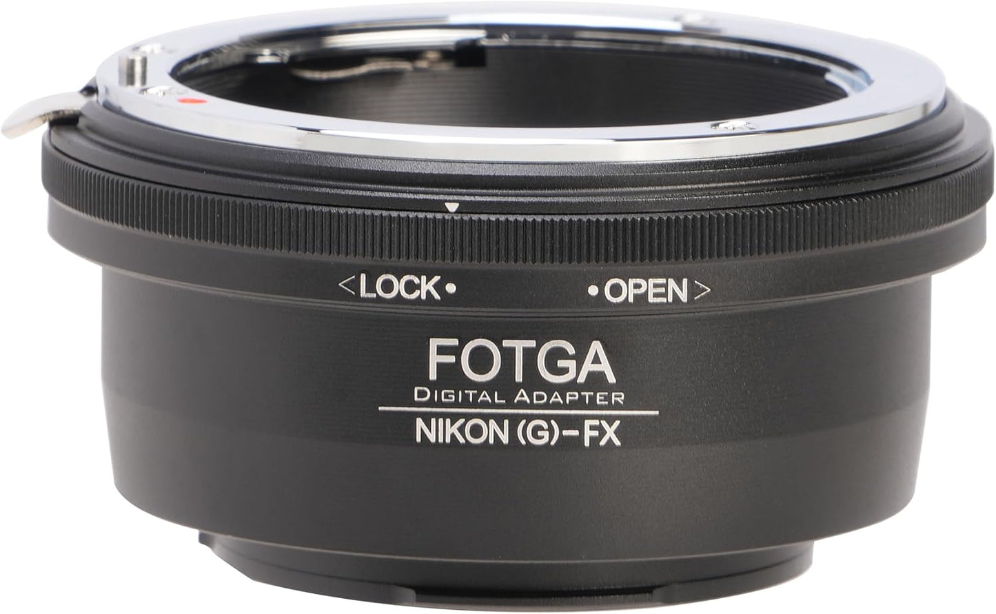 FocusFoto X-H2,X-H2S,X-T5,X-T4,X-E4,X-T200,X-A20,X-T30 II,X-Pro3,X-S10,X-S20,X-E2S FOTGA AI(G)-FX Adapter for Nikon