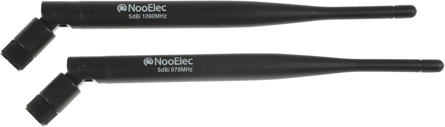 5dBi 1090MHz 978MHz NooElec ADS-B Discovery (High Gain) Antenna Bundle - & Antenna Bundle for SMA and MCX-Connected