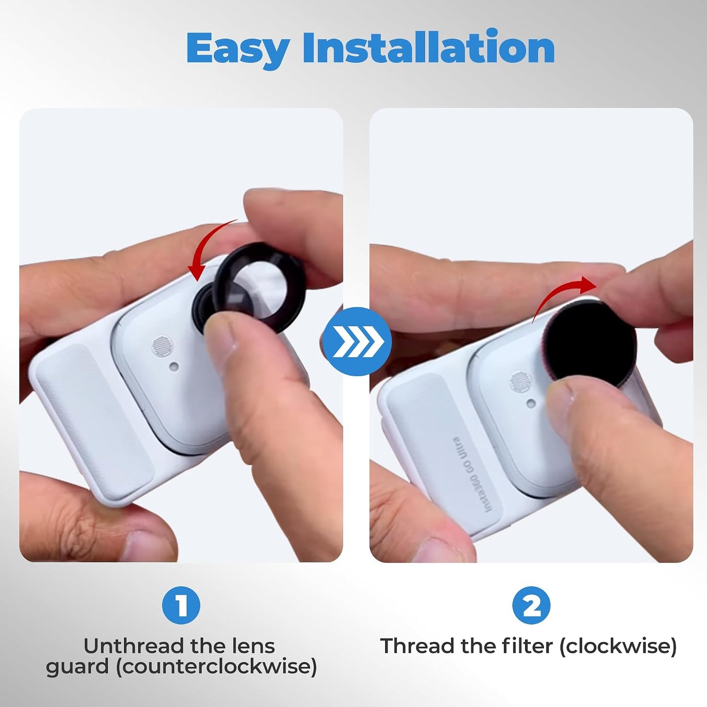 FREEWELL Insta360 UV Filter for GO Ultra Lens Protection & Clarity