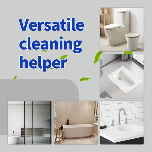 40 Disposable Toilet Brush Refills Srubber Pads, Wall Mounted Toilet Bowl Holder Set Toilet Cleaning System Starter Kit, Scrubbing Toilet Wand Pads