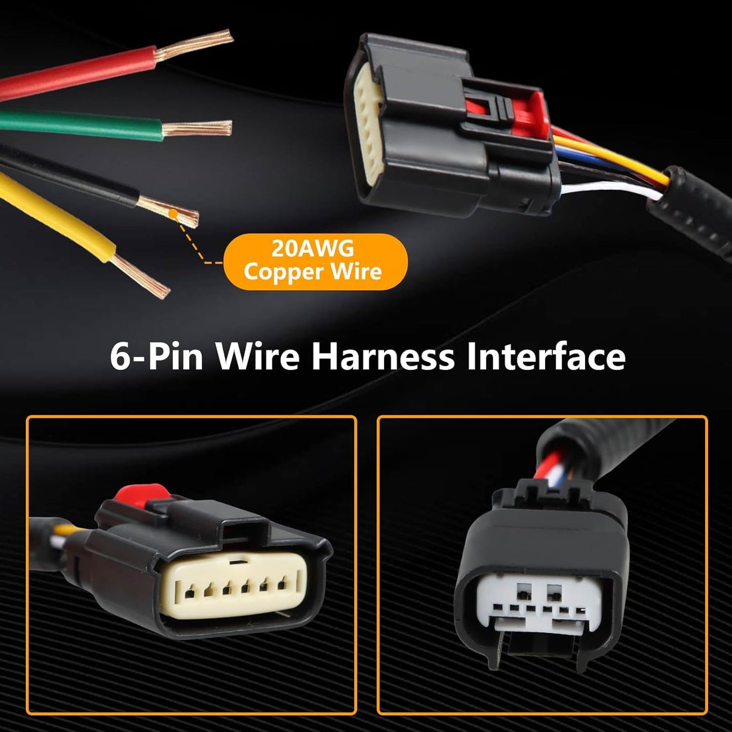F350 F450 F550 2013-2016 Replace#FC3Z-14A412-A DC3Z-14A412-A Tailgate Backup Camera Wiring Harness Compatible with Ford