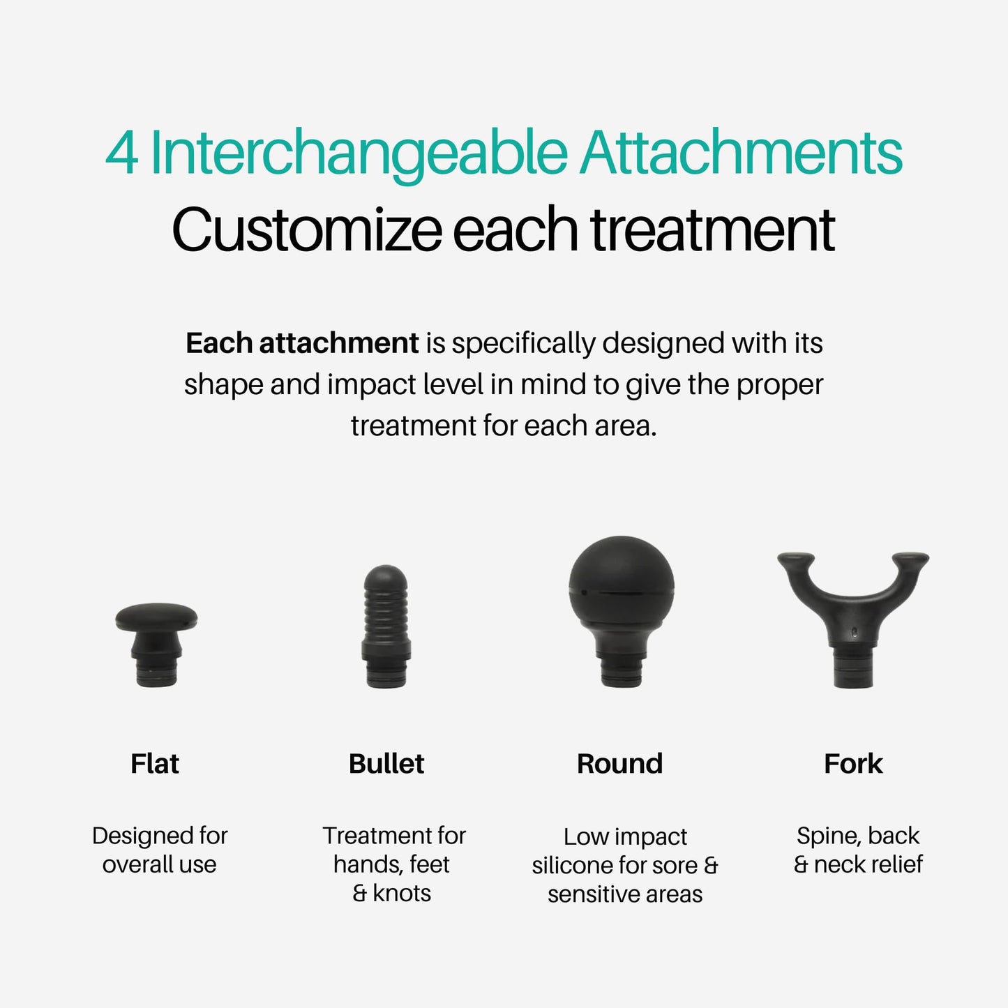 Ekrin Athletics Bantam Mini Massage Gun - Compact Deep Tissue Muscle Massager with Adjustable Speeds & 4 Attachments - Long Battery Life, Lightweight, Travel Friendly