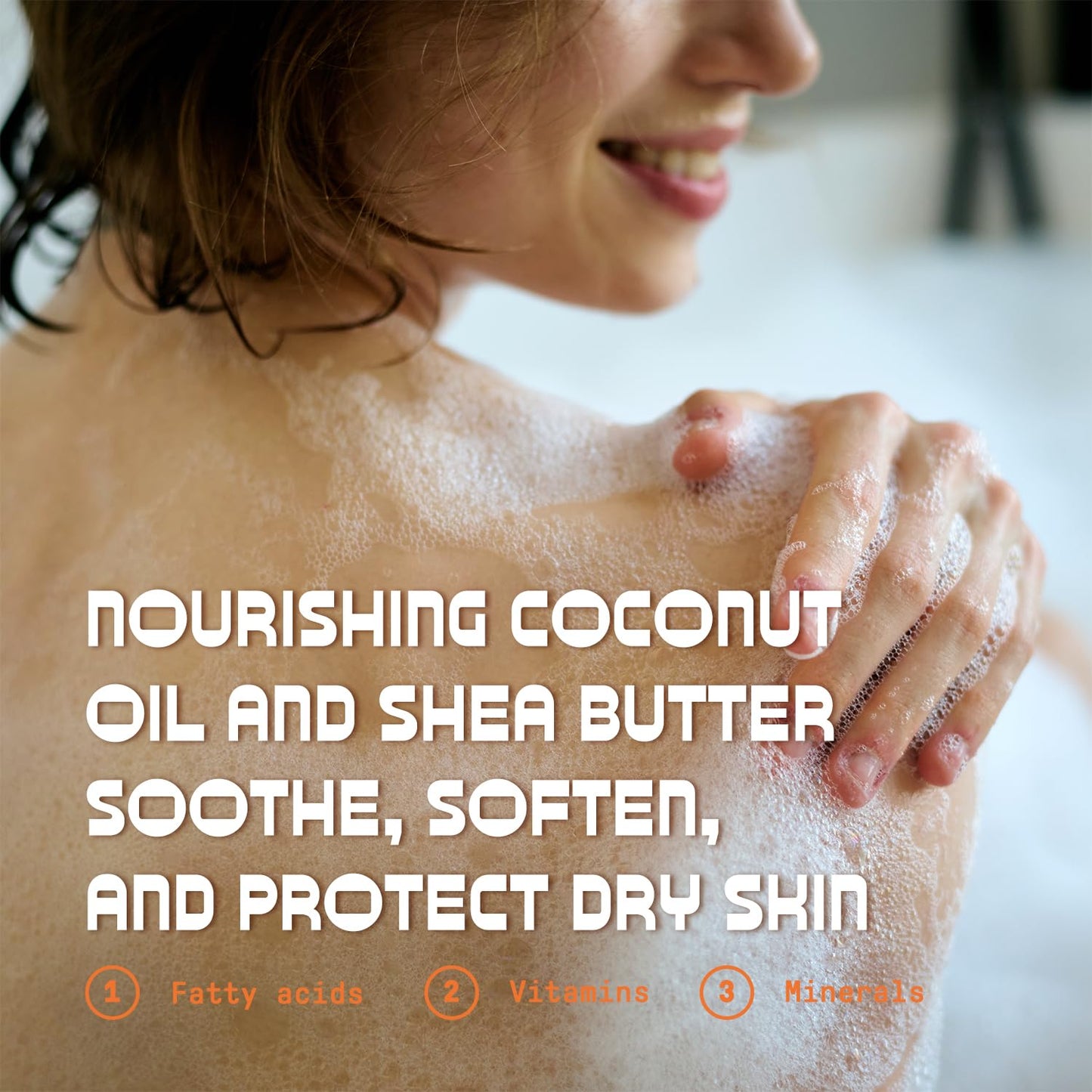 Alaffia Everyday Coconut Bubble Bath, Purely Coconut Scent, 32 Oz