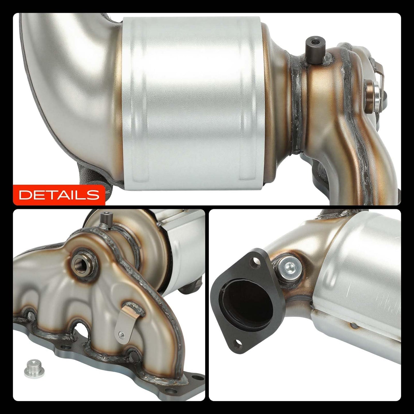 A-Premium Exhaust Manifold Catalytic Converter with Gasket Kit Direct-Fit Compatible with Hyundai Sonata 2015-2019 2.4L & Kia Optima 2016-2020 2.4L, E.P.A. Compliant, Replace# 285102GAV0