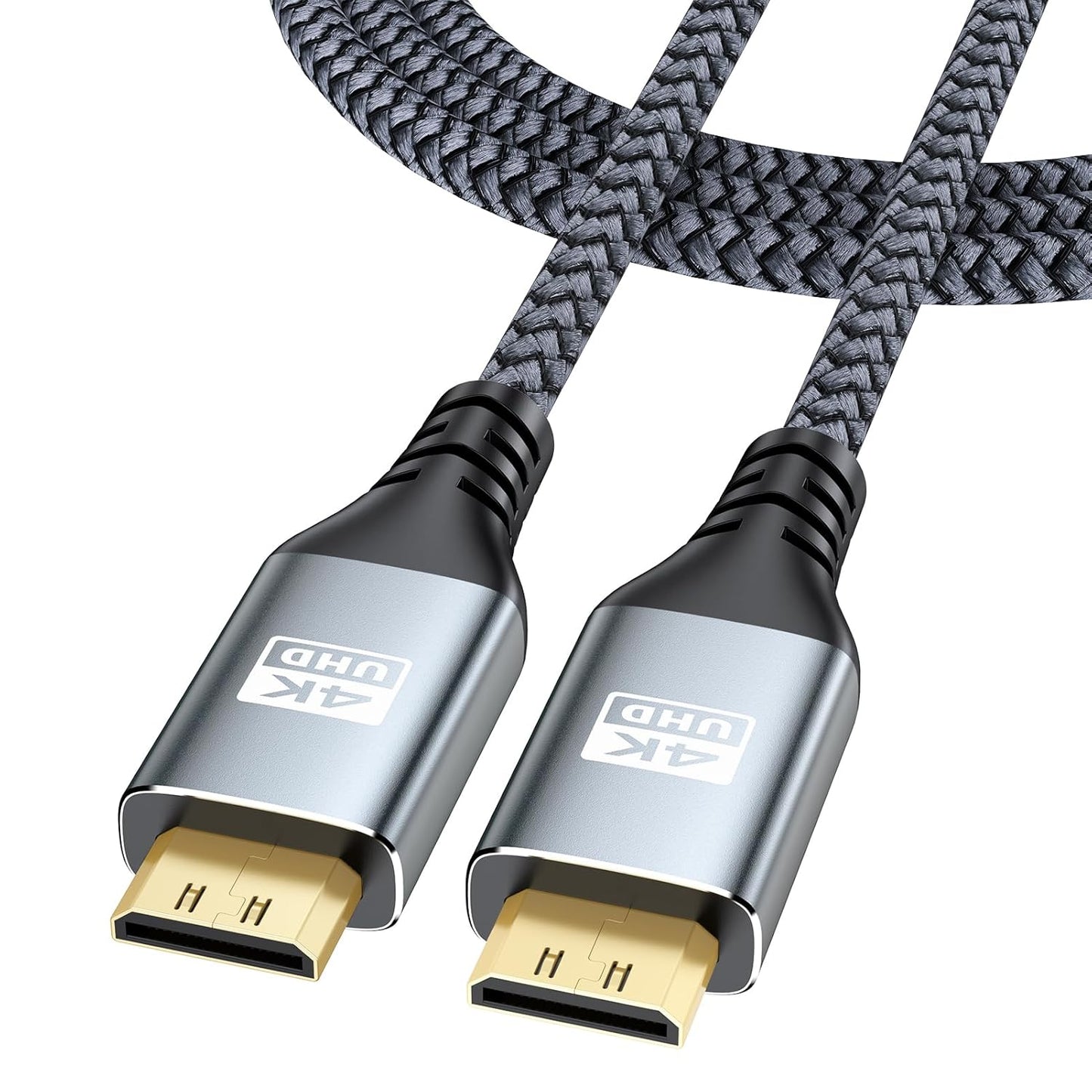 4K 3.3FT, 4K@60Hz, 2K@120Hz, 1080P, 3D W/2W/WH/2WH Mini HDMI to Mini HDMI Cable HDMI Mini Cable Support HDR, ARC