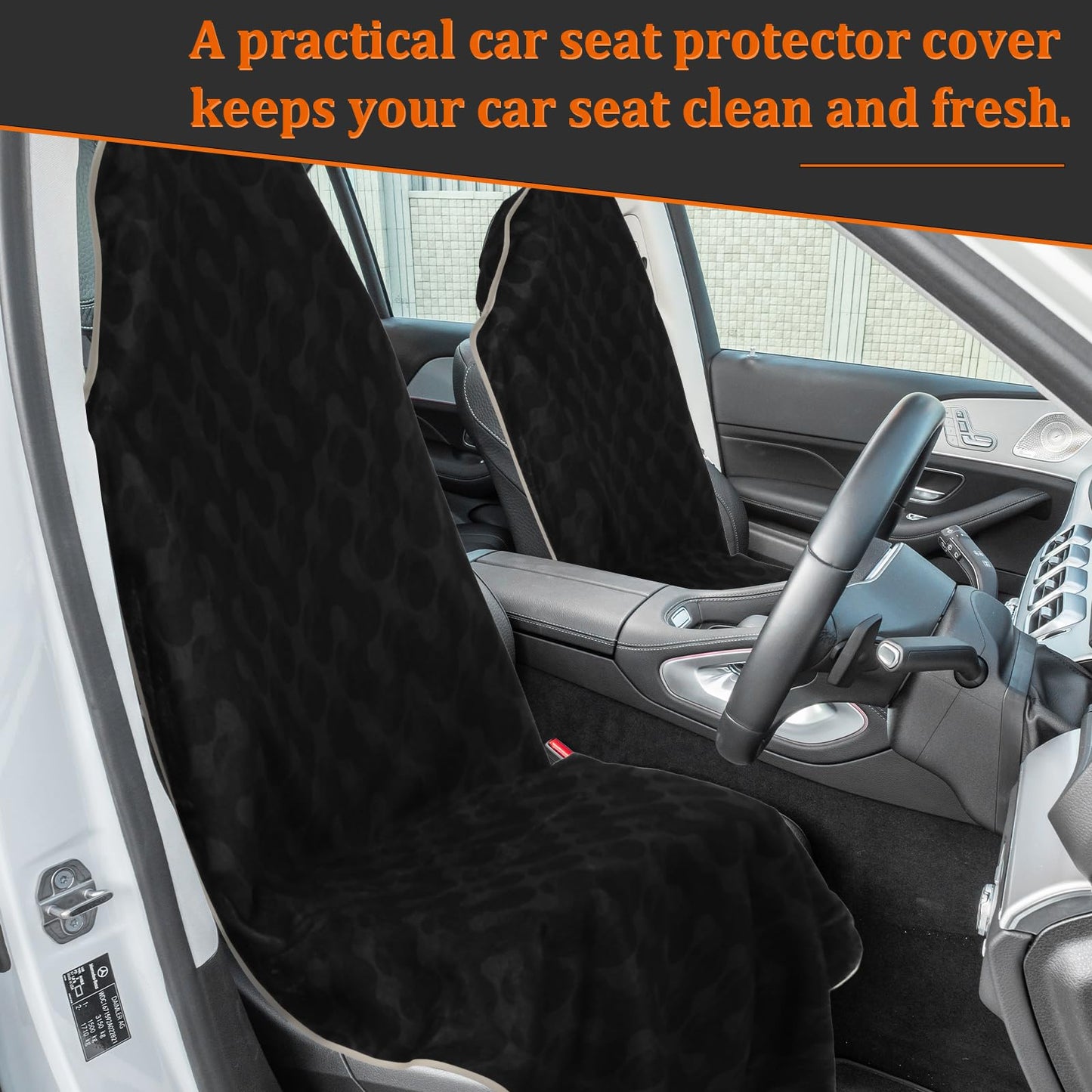 Lonfliness 1PCS Car Seat Cover Towel Non Slip Front Seat Car Seat Towel Athletic Running Towel Washable Seat Cover for Gym Workout Sweat Outdoor Sport Beach Hiking Yoga (Midnight)