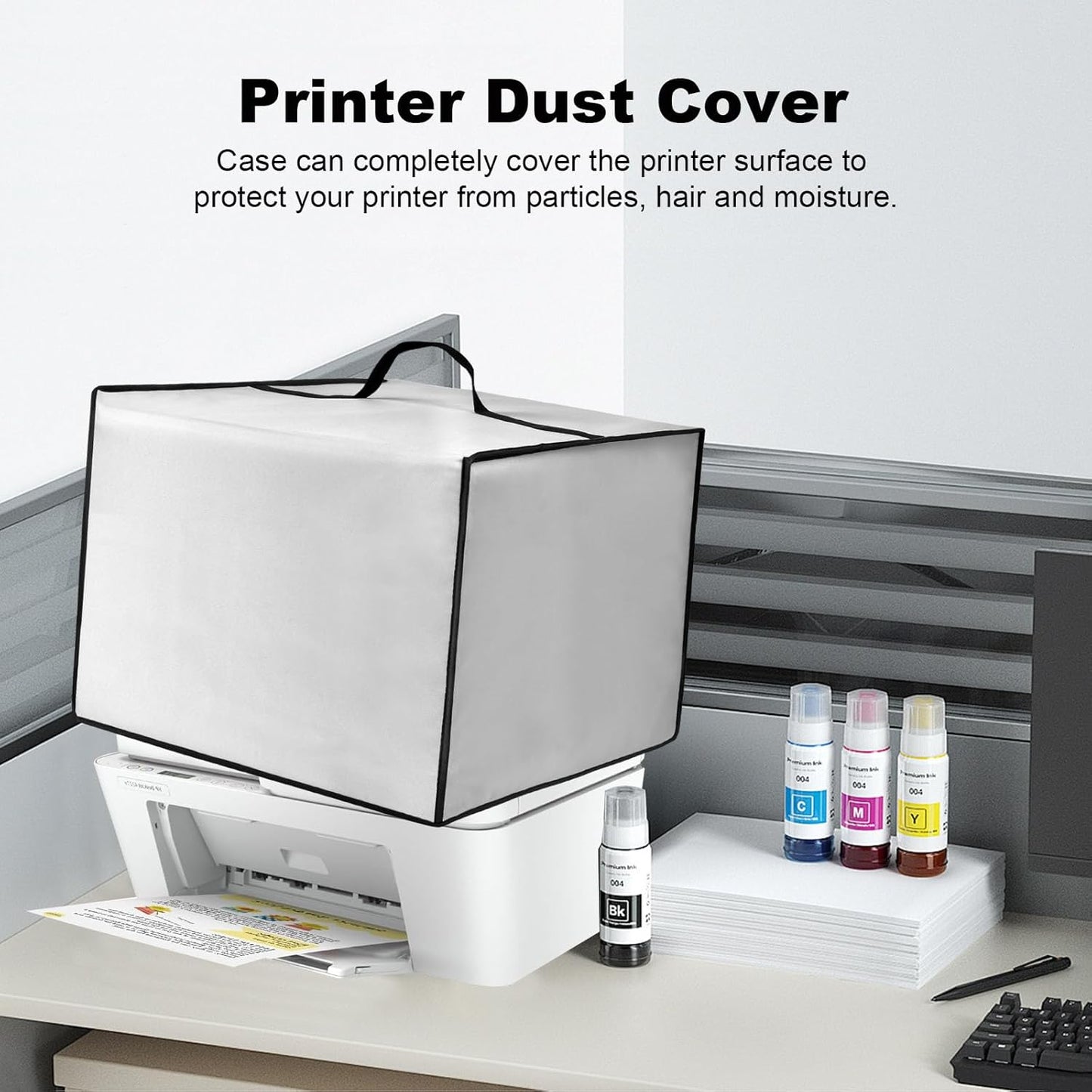 4227e/4255e/4155e Waterproof Dust Cover Printer Cover Heavy Duty Nylon Case for HP DeskJet DeskJet Wireless All-in-One