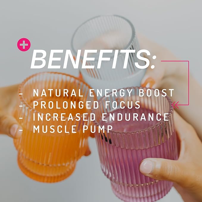 PWDRS Pre-Workout Powder, All Natural Pre Workout for Energy, Pump, Endurance & Strength, with Caffeine (Sour Gummy)