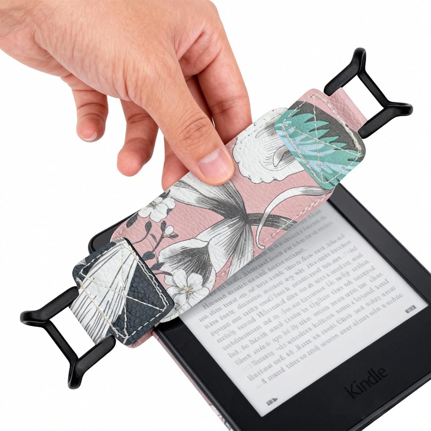 WQVSHRO 2PCS 6-8" Electronic Reader Hand Strap Ebook Versatile Portable Grip Secure Hand Strap for Ebook Mobile Phones