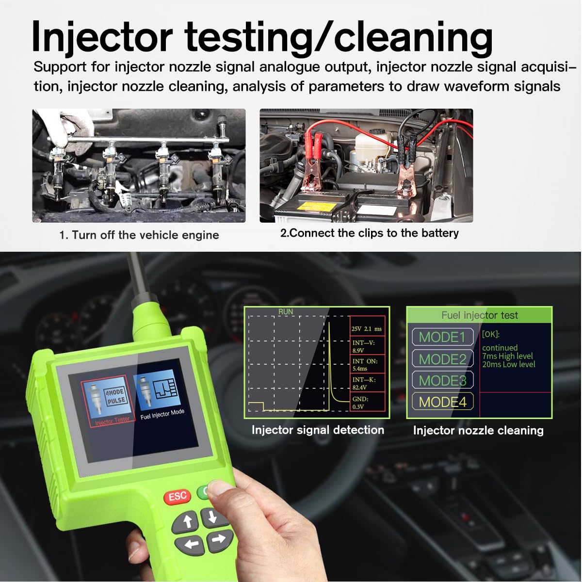 TopDiag P200 Pro Automotive Electric Circuit Tester Power Probe,Supports All Vehicle Electrical Systems(P200 Pro)