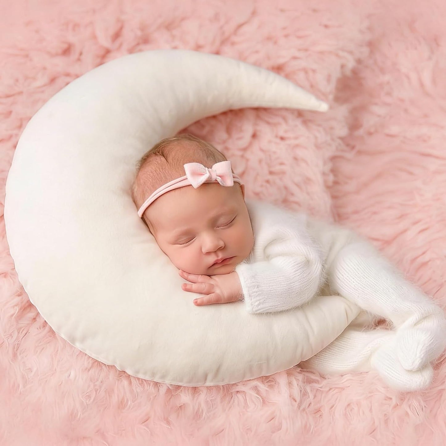 Set IGMaryBox Baby Moon Star Pillow Newborn Posing Pillow Newborn Photography Posing Pillows Infant Photography Props