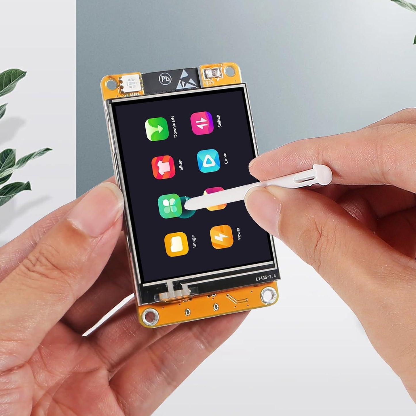 2Pcs ESP32 2.4 Inch ESP-WROOM-32 2.4" 240x320 DORHEA Touchscreen LCD TFT Module with Touch Screen Display Module Smart