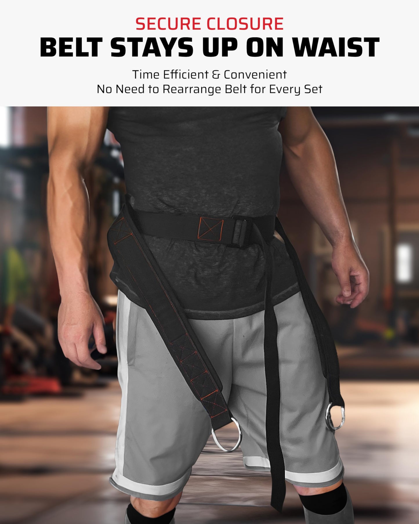 THEFITGUY Sprint & Lower Body Power Bundle – Coach Resistance Belt and Squat Belt