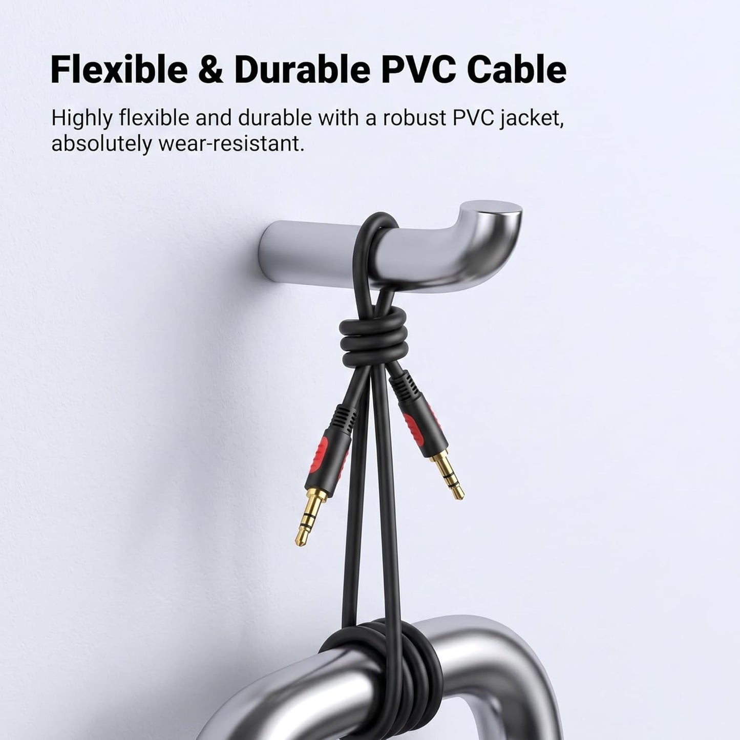 LDKCOK 3.5mm 6ft, Male to Male Audio Aux Cable AUX Cable for Beats Headphones, iPods, iPhones, iPads, Home/Car Stereos
