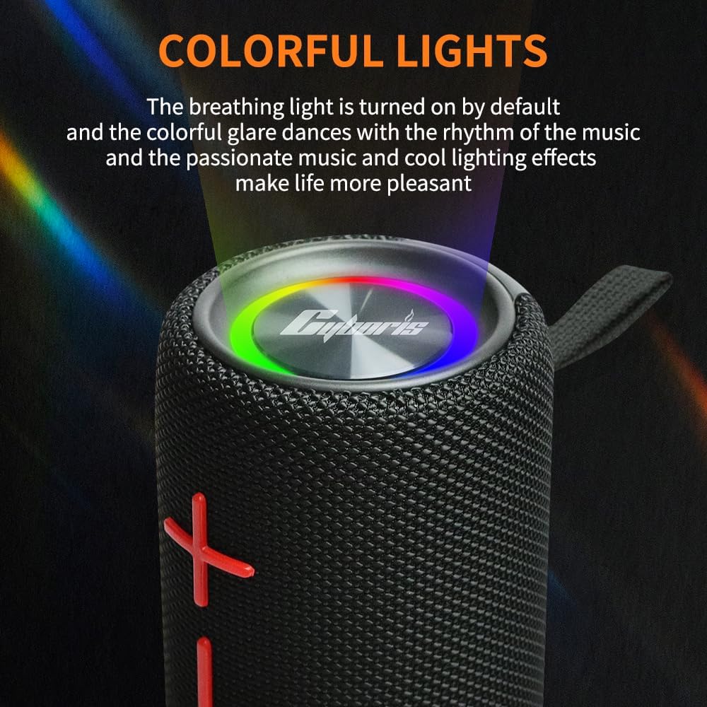 CYBORIS 2 1 IPX6 20W V5.3, 24H in Magnetic Dual Splittable Bluetooth Speaker, Waterproof Split Portable Wireless
