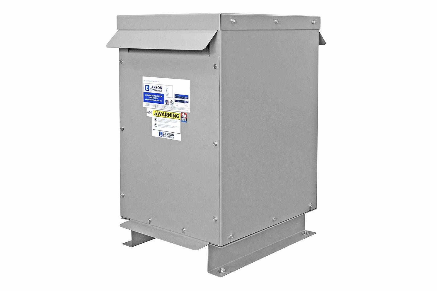 15 kVA 3PH DOE Transformer, 208V Delta Primary, 240V/120 Delta Secondary, N3R, Ventilated, 60 Hz