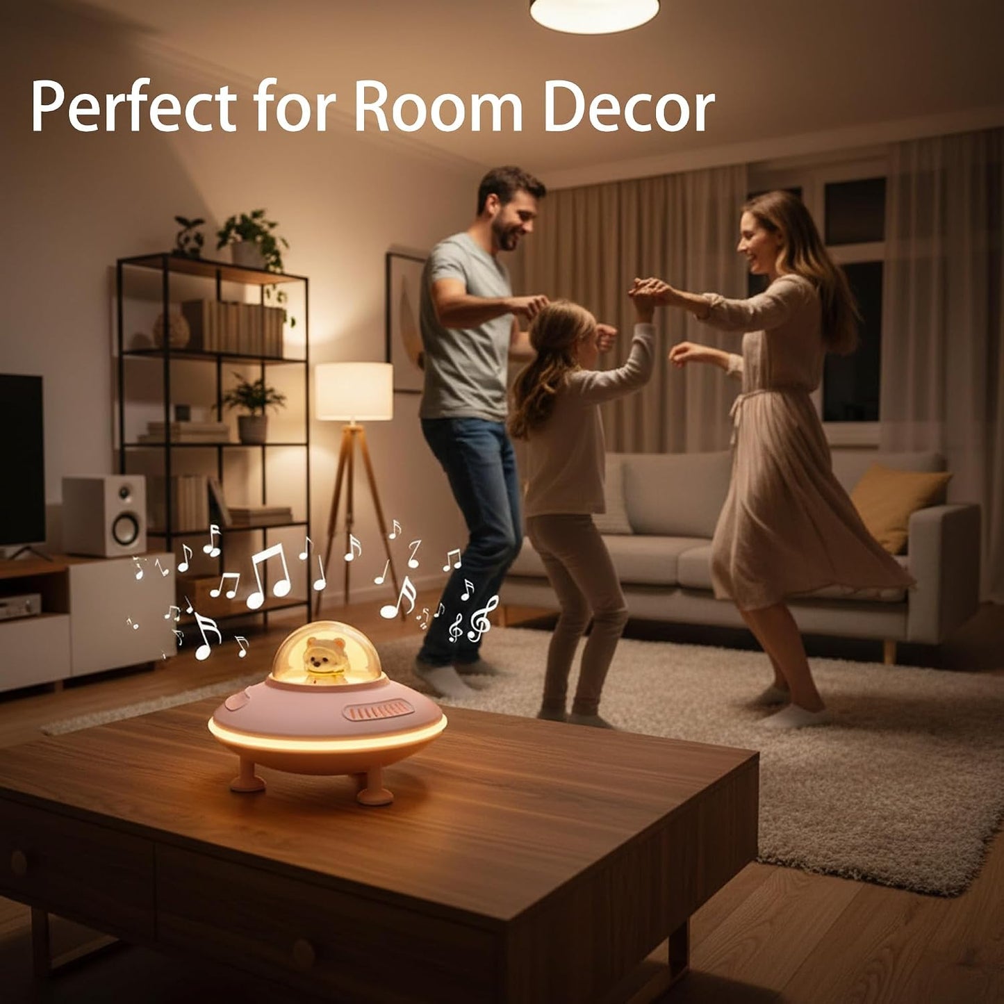 Baolira 5.4, Small Wireless Speaker, Bluetooth Speaker with Night Light for Pink Room Decor, Bluetooth USB