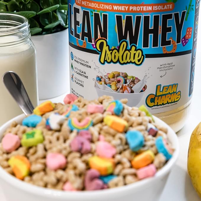 Musclesport Lean Whey Revolution??Protein Powder - Whey Protein Isolate - Low Calorie, Low Carb, Low Fat, Incredible Flavors - 25g Protein per Scoop (2lb, Lean Charms)