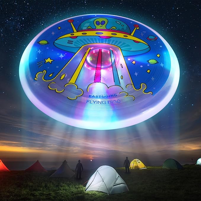 Eastgoing Outdoor Flying Disc 175 Gram, 10.75 Inch Sport Disc ，Loads of Colors Available, Suitable for Competitions, Team Flying Disc for Beach, Park, Pet, Camping and More,