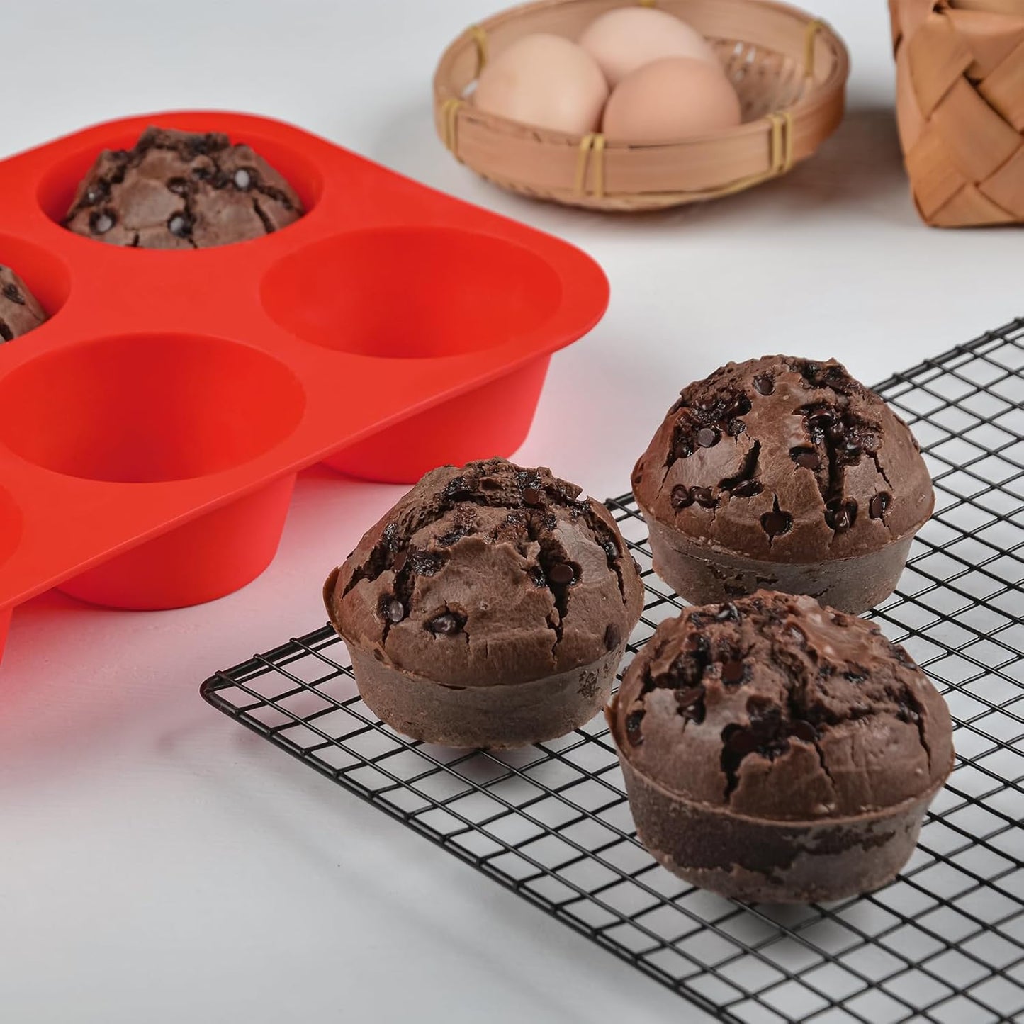 Wilton Muffin Pan Set - 12 Regular Size & 6 Giant Muffin Cups for Perfect Baking