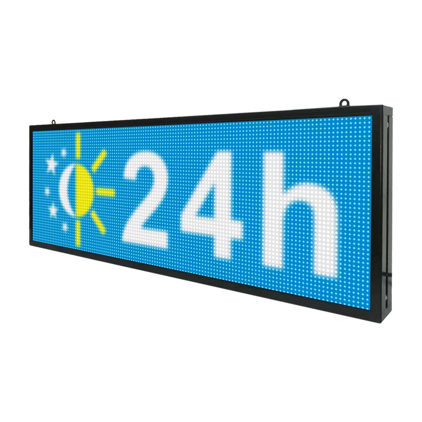 P10 Programmable Outdoor Scrolling LED Sign，39x14 Inch WiFi Controlled Digital Sign，The Perfect Solution for Commercial Advertising