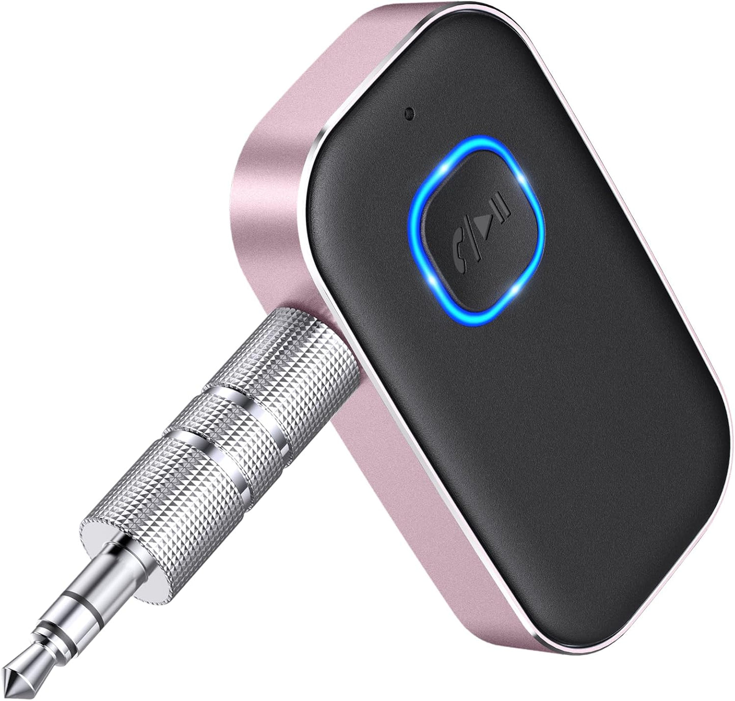 COMSOON 16H Bluetooth AUX Adapter for Car, Noise Reduction Bluetooth Receiver for Music/Hands-Free Calls, Wireless