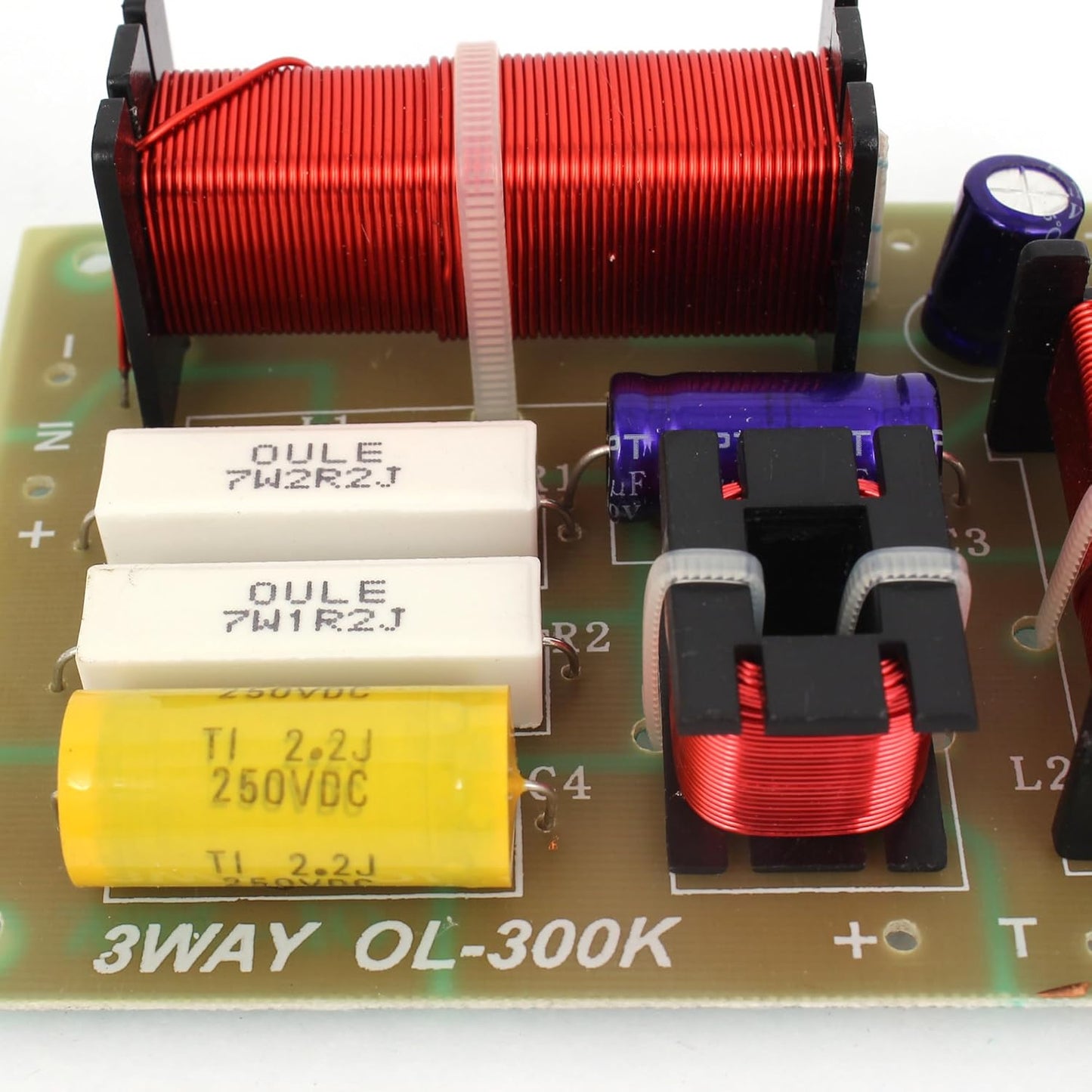 sourcing map 2 180W 3-Way 850/4800 uxcell x Audio Crossover Filters Frequency Divider Speaker Hz
