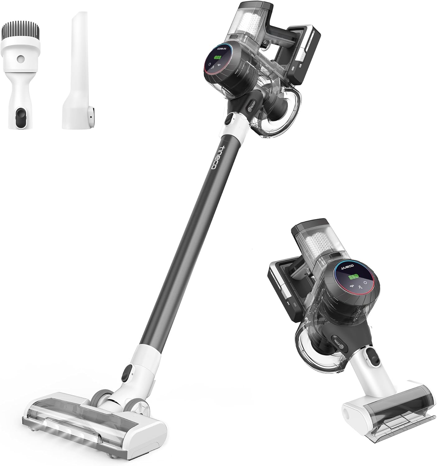 Tineco Cordless Vacuum Cleaner - Lightweight Handheld with Strong Suction for Deep Cleaning | Ideal for Hair, Hard Floors & Carpets